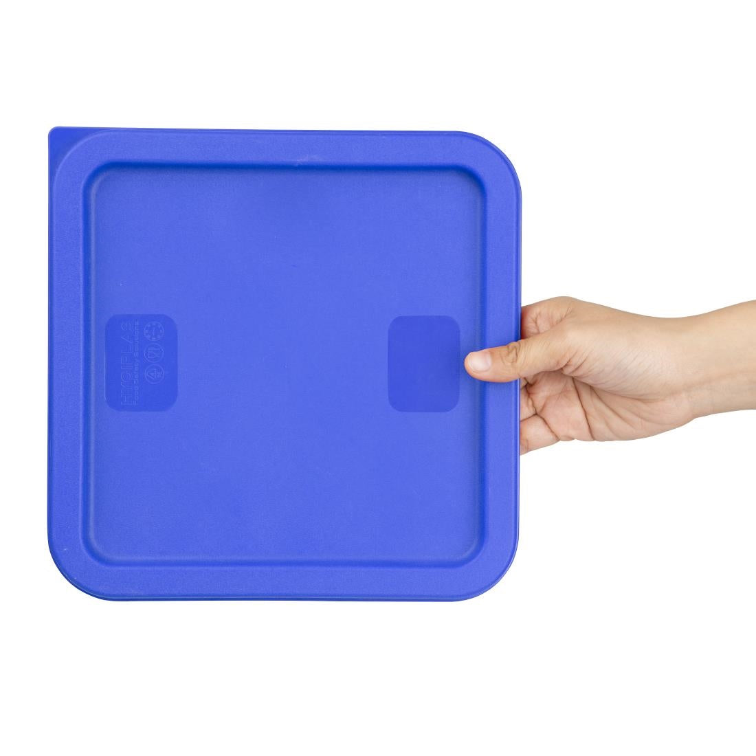 Hygiplas Square Blue Lid to Fit 5.5/7Ltr Containers - HY411