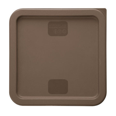 Hygiplas Square Brown Lid to Fit 5.5/7Ltr Containers - HY423