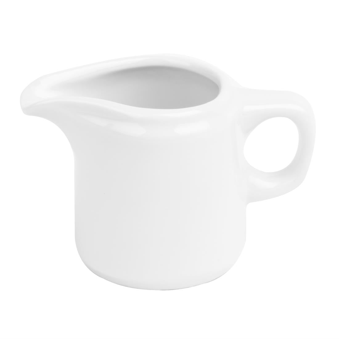 Olympia Whiteware Handled Jugs 130ml (12 Pack) - HY544