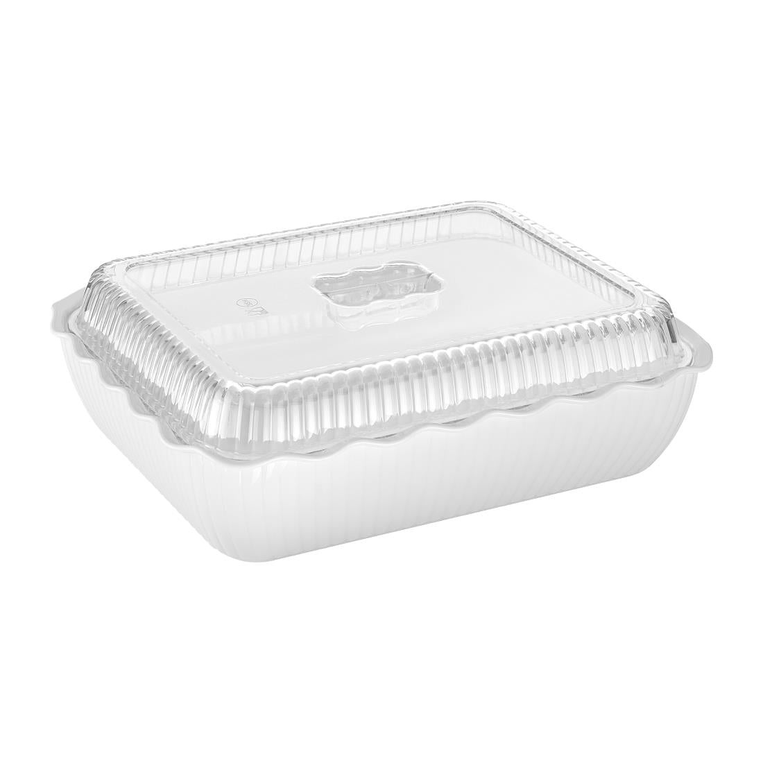 Olympia Kristallon Large Salad Crock - White - HY801
