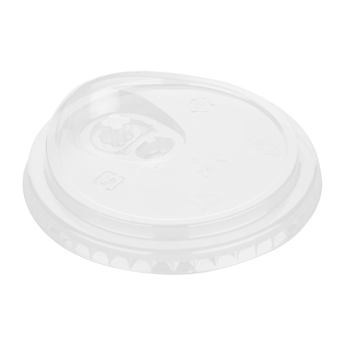 Fiesta Recyclable rPET Strawless Lids for 340/454/568ml Cups (400 Pack) - HZ230