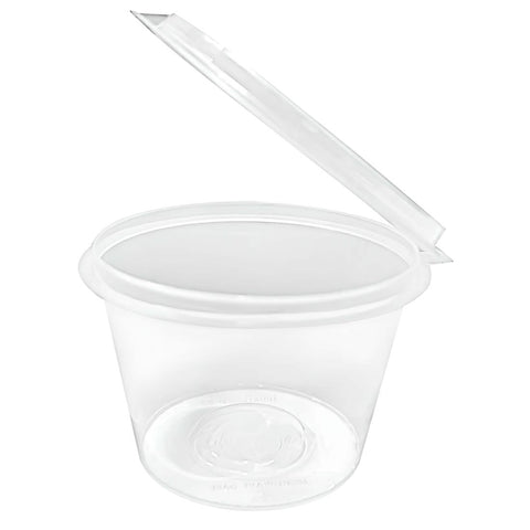 Fiesta Recyclable Portion Pots with Lids 100ml (50 Pack) - HZ578