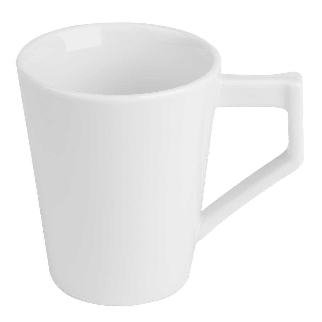 Olympia Whiteware Deco Cups 300ml (6 Pack) - HZ865