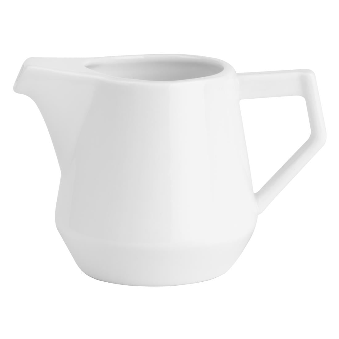 Olympia Whiteware Deco Milk Jugs 200ml (6 Pack) - HZ866