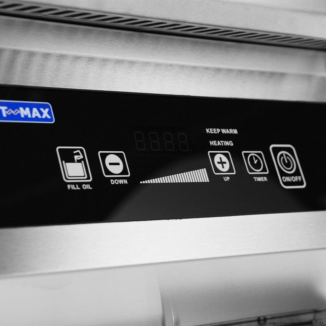 ElectMAX Electmax 700 Series Induction Single Fryer With Splashback IFS7-30L