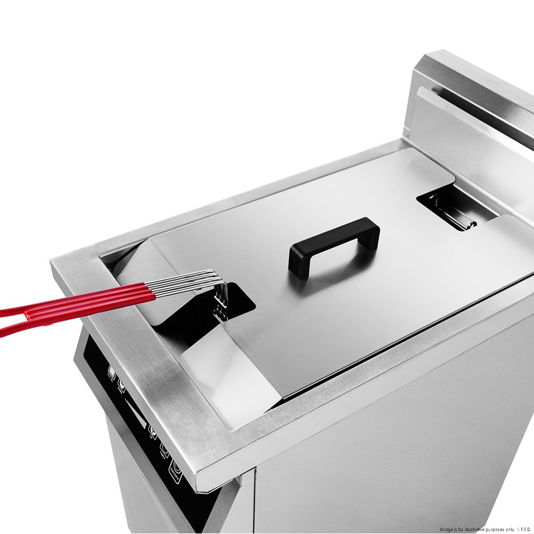 ElectMAX Electmax 700 Series Induction Single Fryer With Splashback IFS7-30L