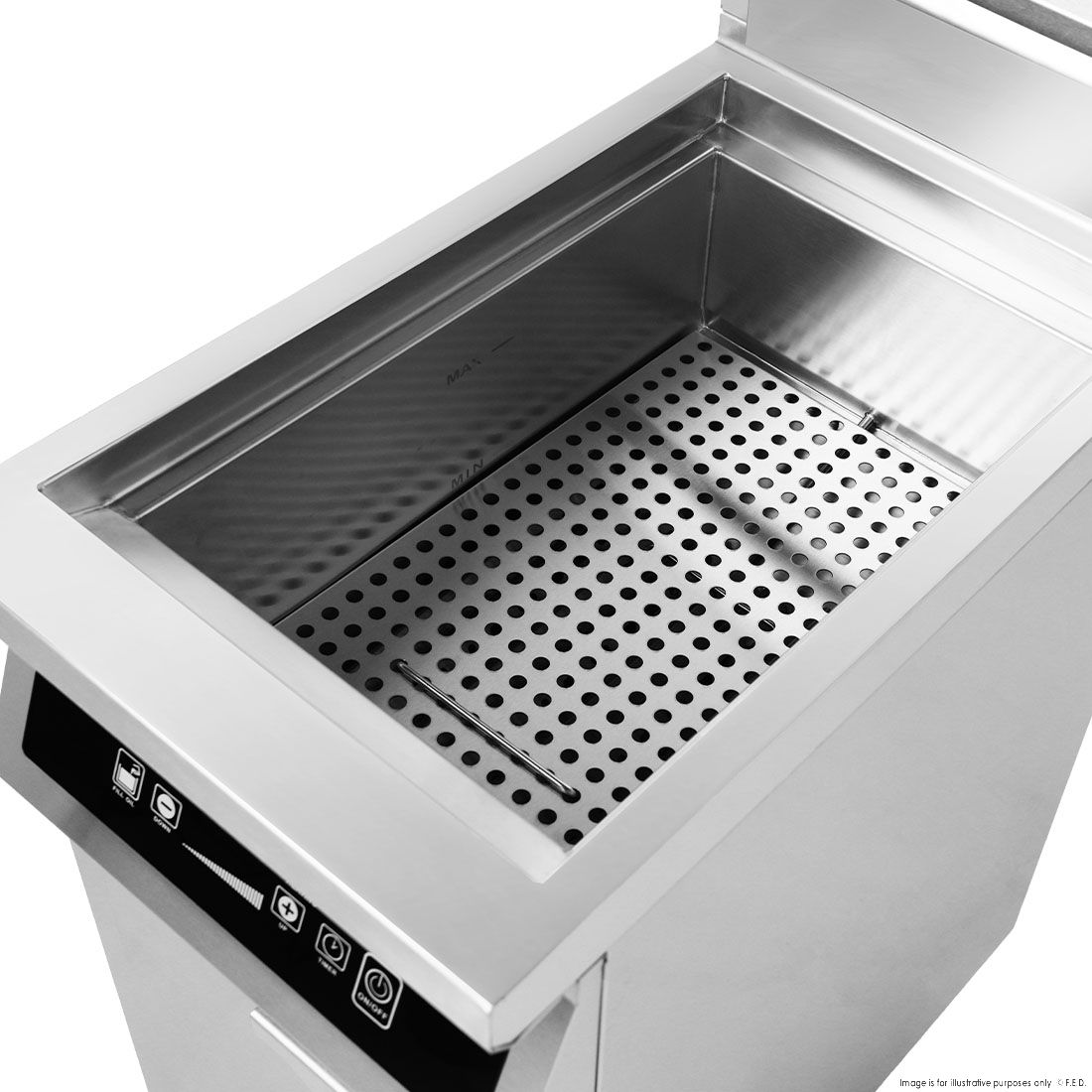 ElectMAX Electmax 700 Series Induction Single Fryer With Splashback IFS7-30L