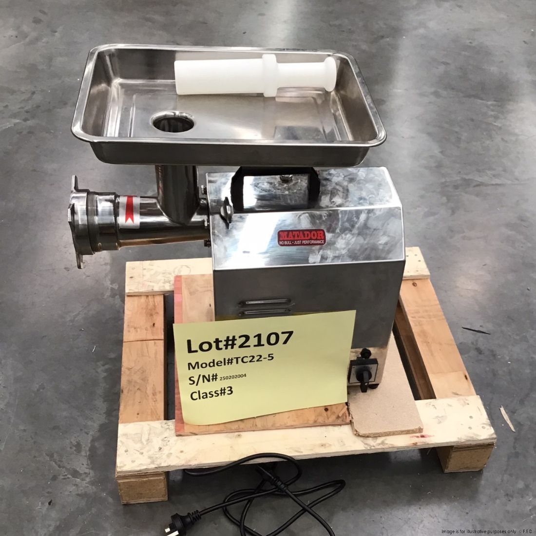 CLEARANCE - Matador Heavy Duty Meat Mincer - TC22-5-NSW2107