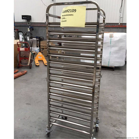 CLEARANCE - Modular System Baking tray trolley with 16 trays - 404091-NSW2109