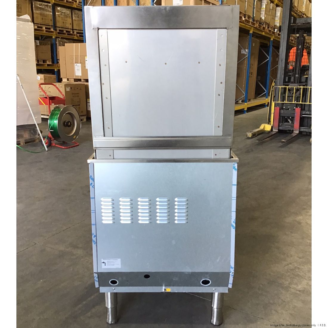 CLEARANCE - Asber Tech Line Pass-through Hood Type Dishwasher - GE-H500BDD-QLD375