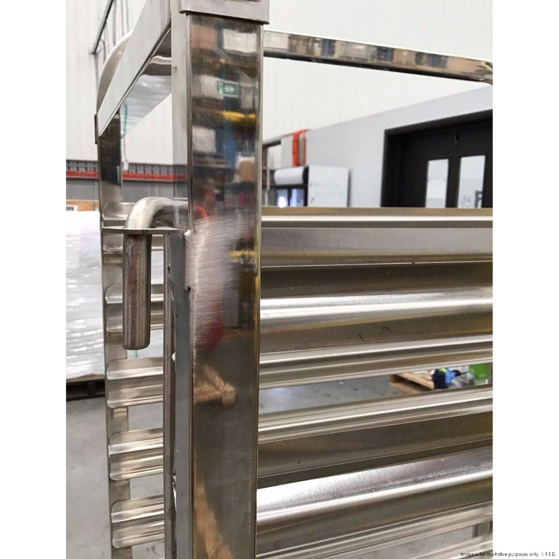 CLEARANCE - Modular System Baking tray trolley with 16 trays - 404091-NSW2109