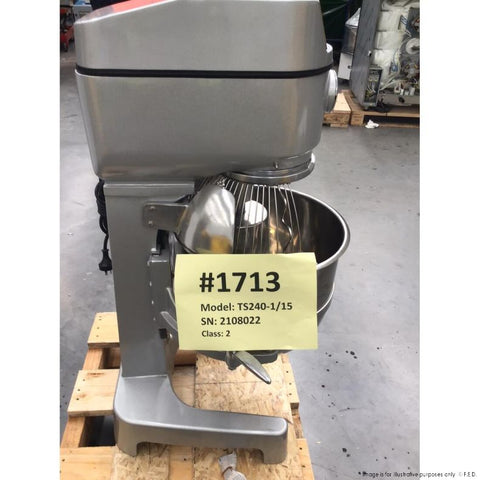 CLEARANCE - Tyrone 40 Litre Heavy Duty Mixer TS240-1/S-NSW1713