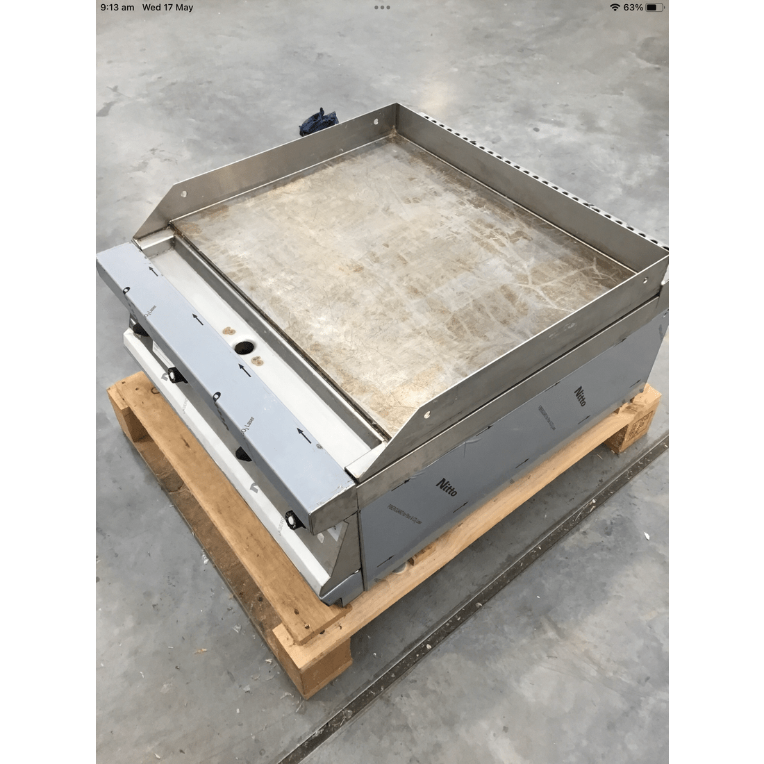 CLEARANCE - Fagor 700 series natural gas mild steel 2 zone fry top FTG7-10L