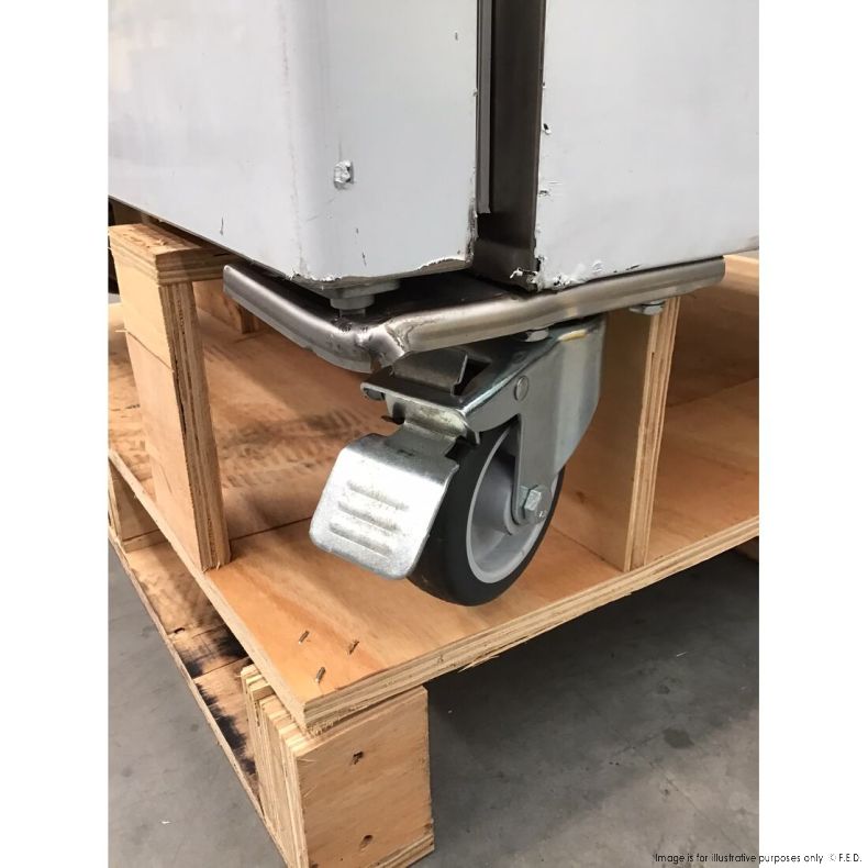 CLEARANCE - FED-X S/S Two Door Upright Freezer XURF650S1V-NSW1734