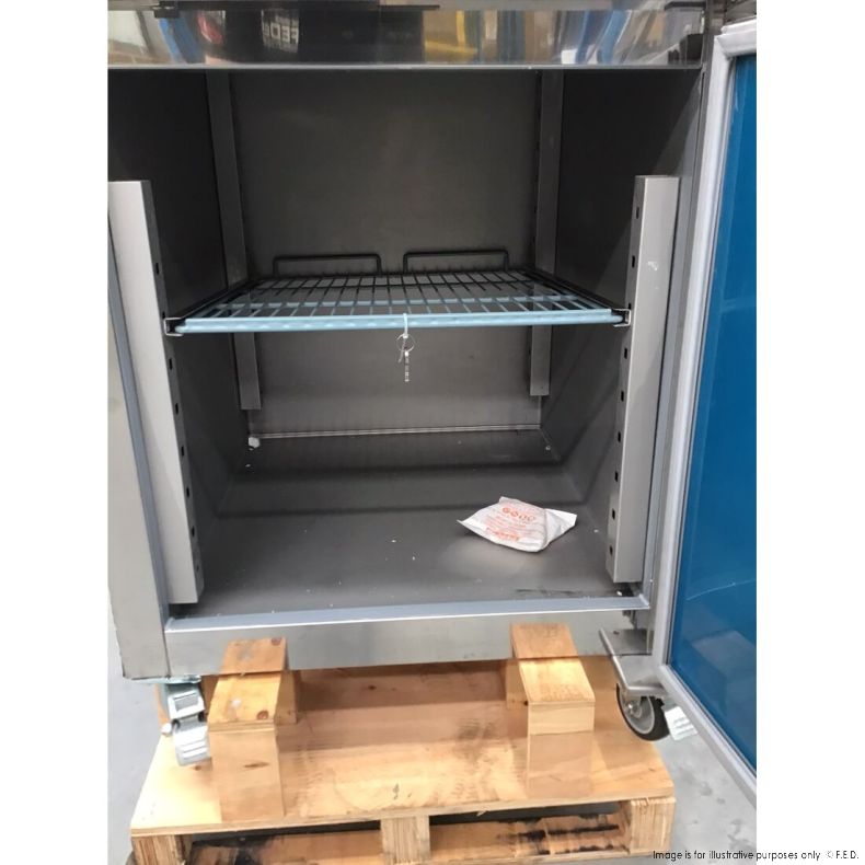 CLEARANCE - FED-X S/S Two Door Upright Freezer XURF650S1V-NSW1734
