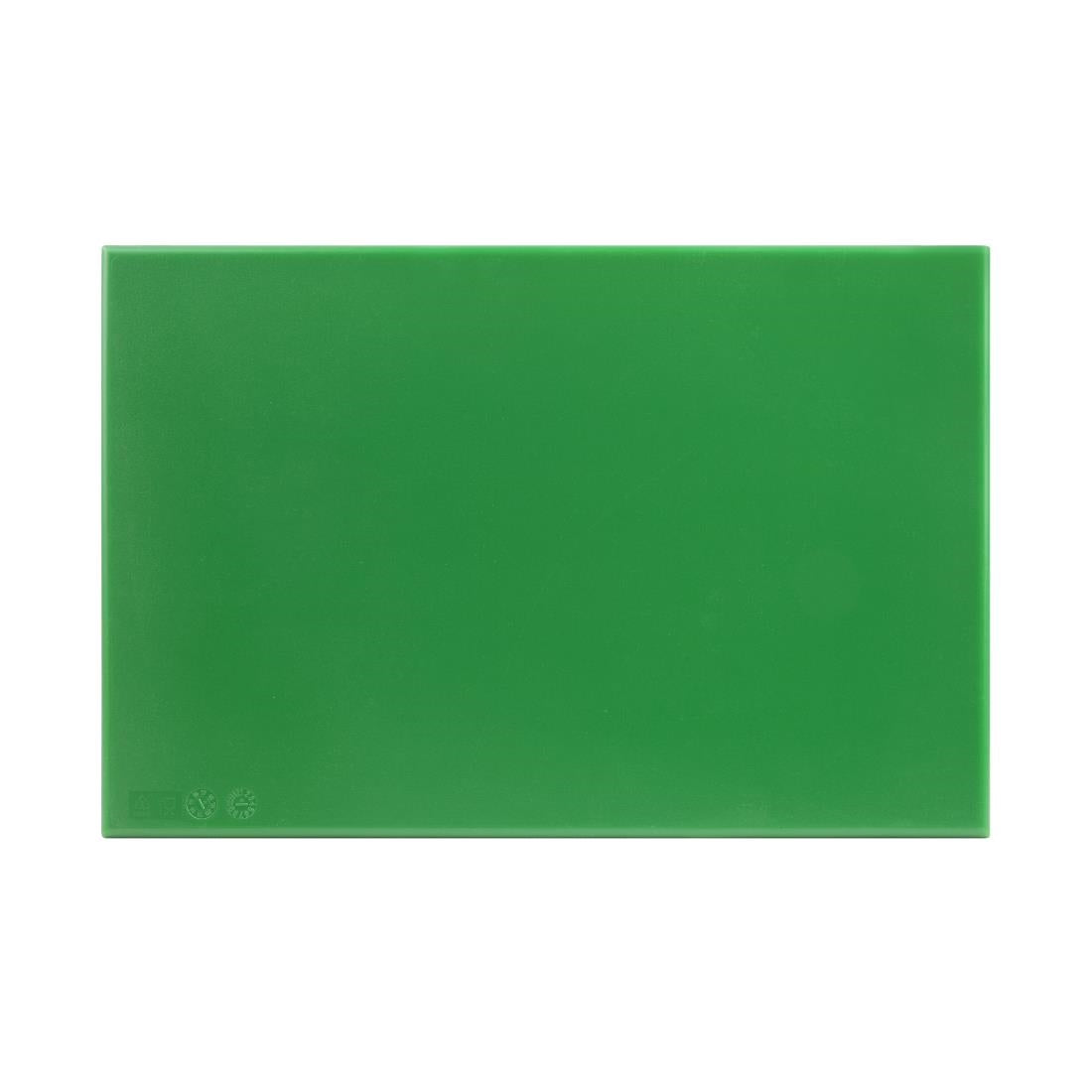Hygiplas High Density Chopping Board Green - 450x300x12mm - J012