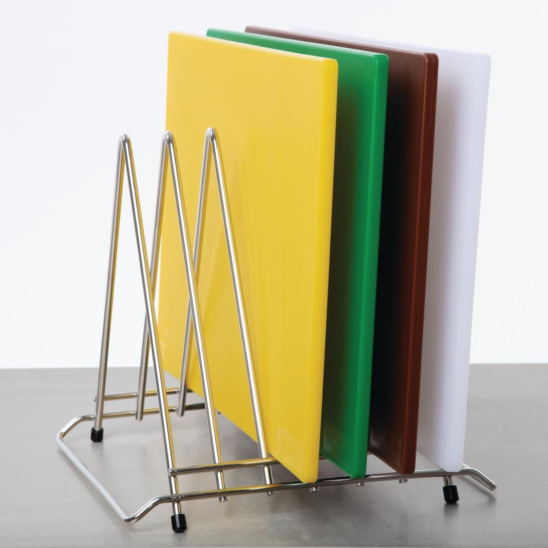Hygiplas Triangle 6 slot Chopping Board Rack - J027