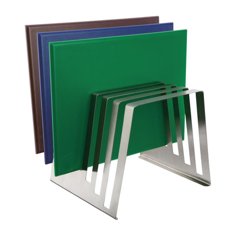 Hygiplas Tiered 6 slot Chopping Board Rack - J251