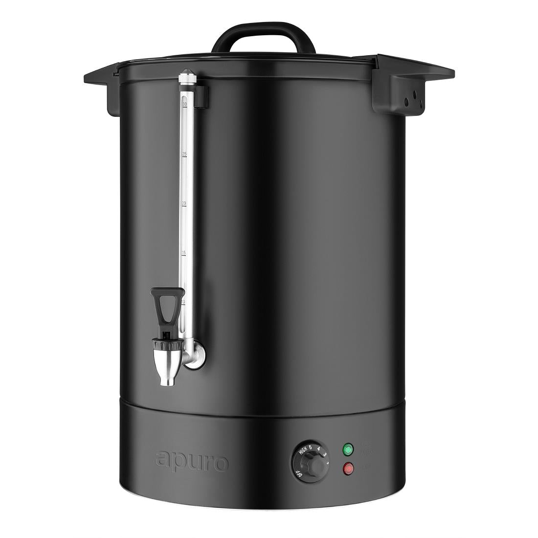 Apuro Energy Saving Water Urn Matt Black 30Ltr - JA863-A