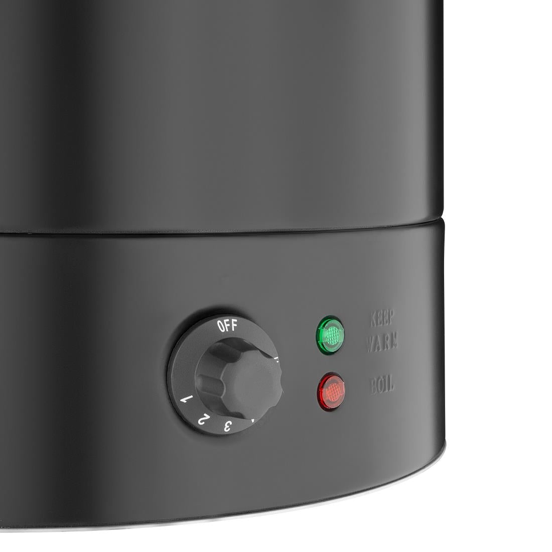 Apuro Energy Saving Water Urn Matt Black 40Ltr - JA864-A