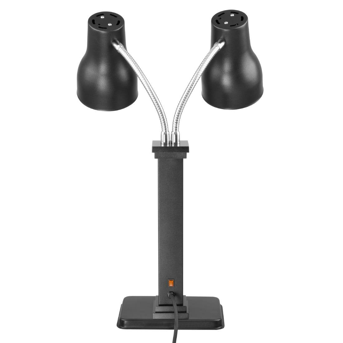 Apuro Double Heat Lamp Carving Station Matt Black 2x250W - JA868-A