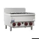GasMAX Benchtop Lpg 4 Burner Cooktop W/ Splashback - JUS-TR-4BLPG