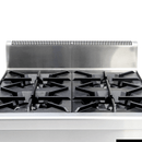 GasMAX Benchtop Lpg 4 Burner Cooktop W/ Splashback - JUS-TR-4BLPG