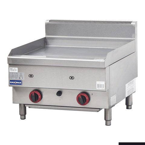 GasMAX Benchtop 2 Bunner Griddle 600mm - JUS-TRG60ELPG