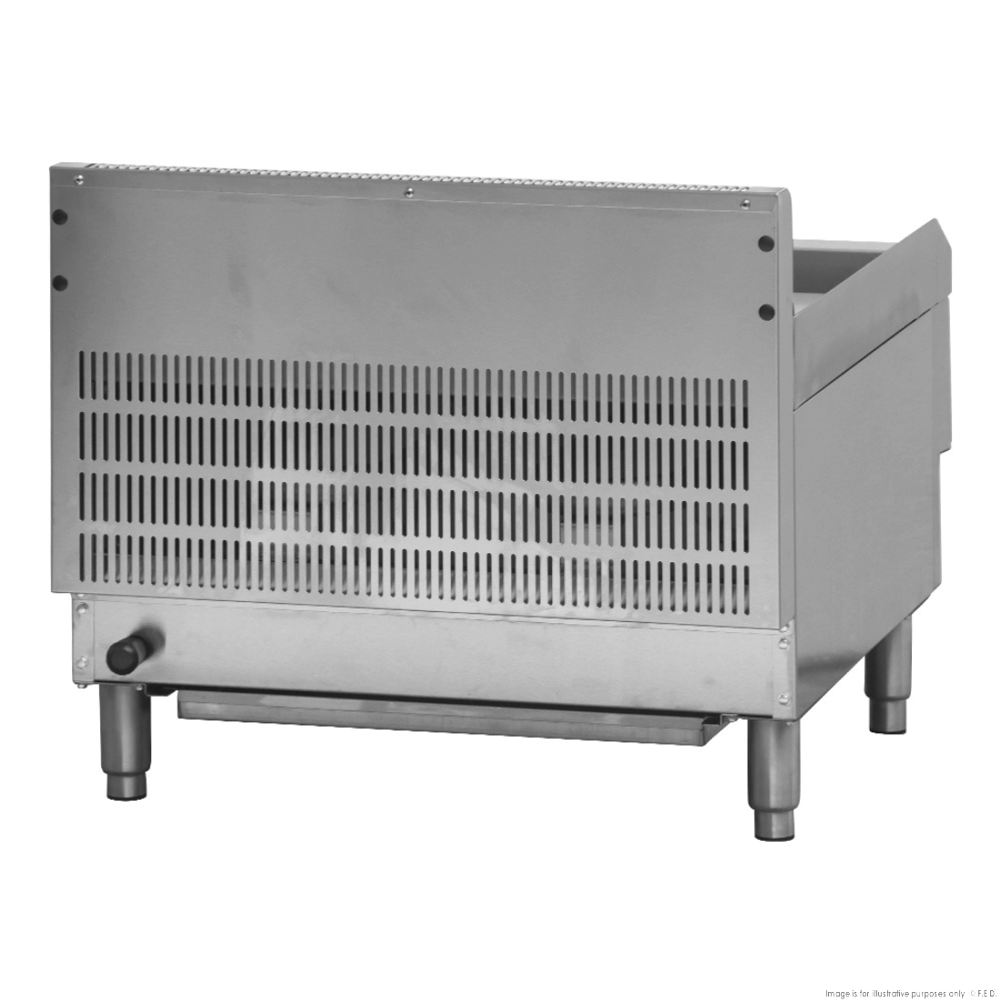 GasMAX Benchtop 2 Bunner Griddle 600mm - JUS-TRG60ELPG