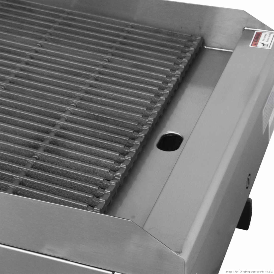 GasMAX Benchtop 2 Burner Chargrill - JUS-TRH60E