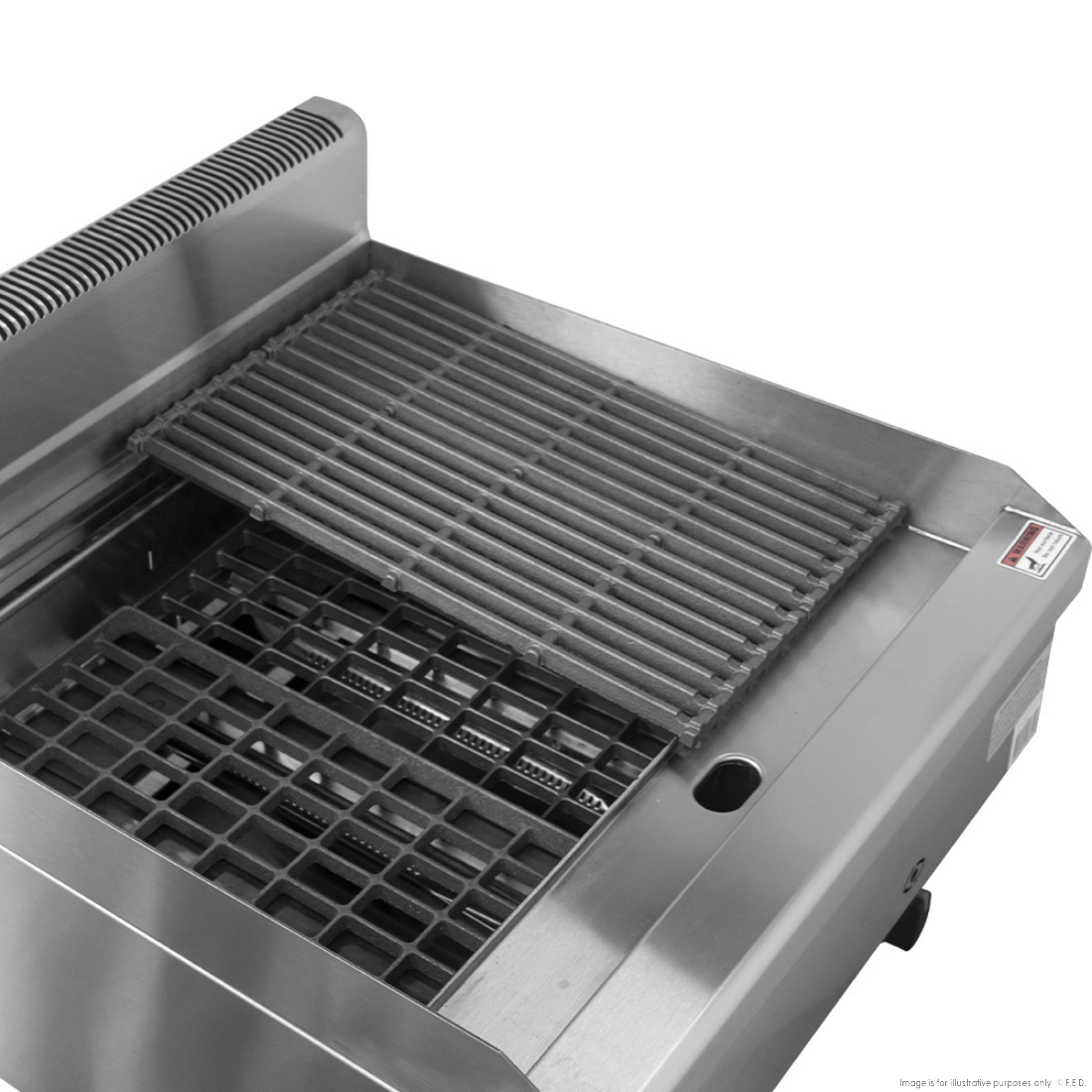 GasMAX Benchtop 2 Burner Chargrill - JUS-TRH60E