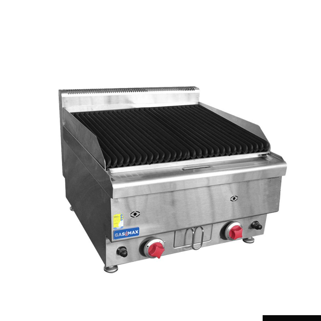 GASMAX JUS-TRH60E Benchtop 2 Burner Chargrill - Natural Gas/LPG