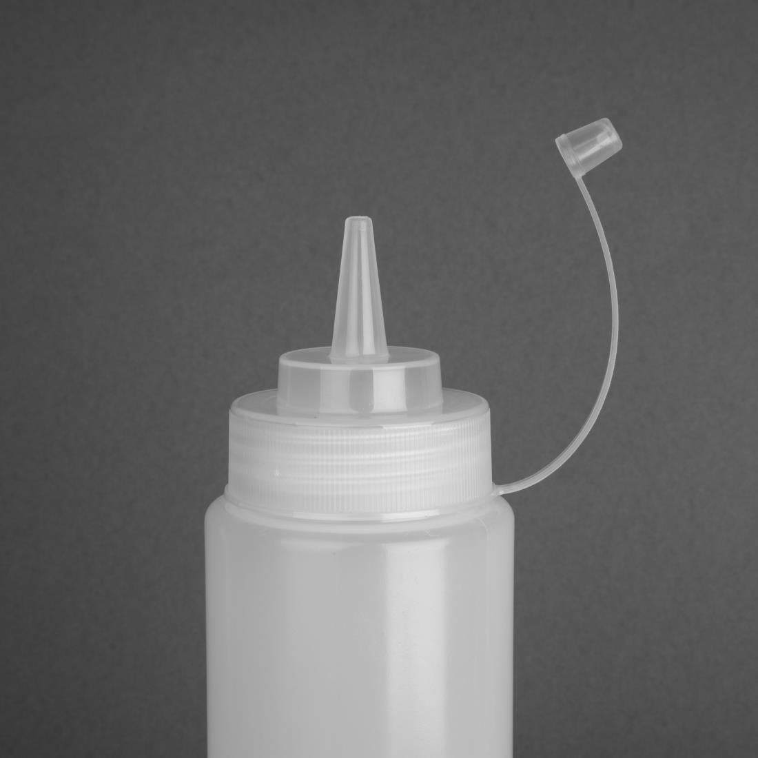 Vogue Clear Squeeze Sauce Bottle 681ml - K163