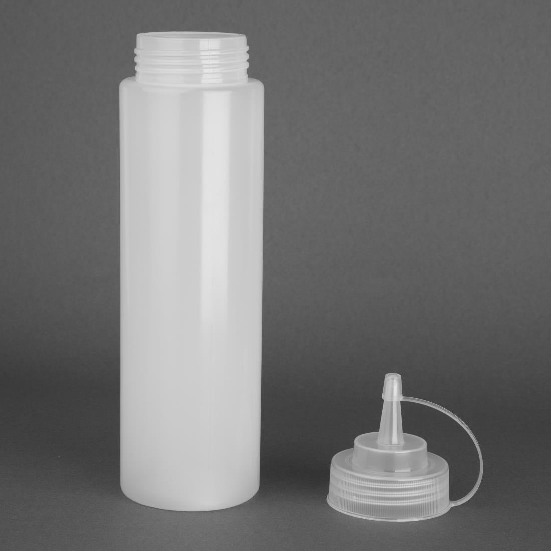 Vogue Clear Squeeze Sauce Bottle 681ml - K163
