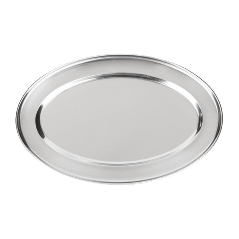 Olympia Stainless Steel Oval Service Tray 250mm - K362