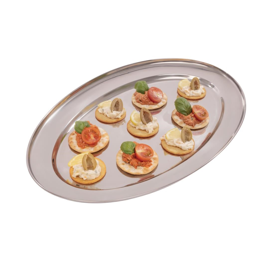 Olympia Oval Serving Flat 450mm - K366