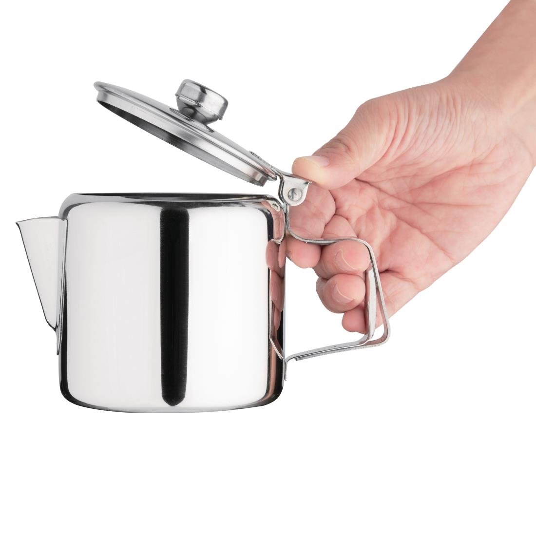 Olympia Concorde Tea Pot Stainless Steel 410ml - K677