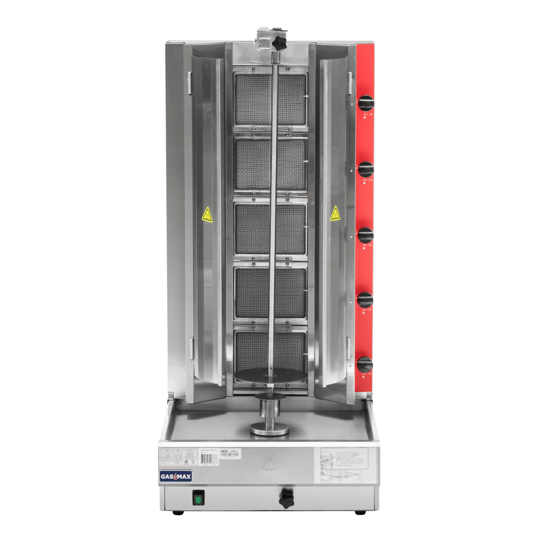 CLEARANCE - Gasmax Semi-automatic 5 Burner LPG Kebab Machine - KB-5LPG-VIC1042