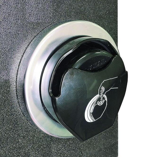 San Jamar Ez-Fit In-Counter Lid Dispenser to suit 95mm-115mm lid - L2400CFSM