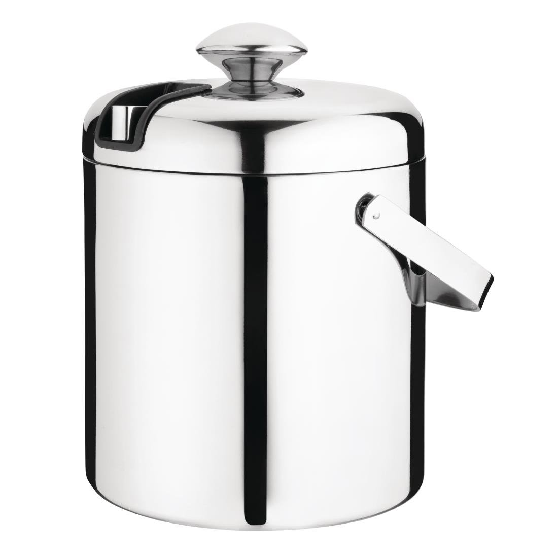 Olympia Ice Bucket with Lid & Tongs 1.2Ltr - L279