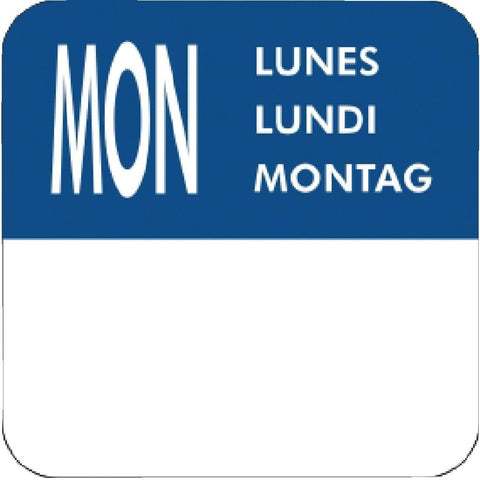 Vogue Removable Day of the Week Labels - S151