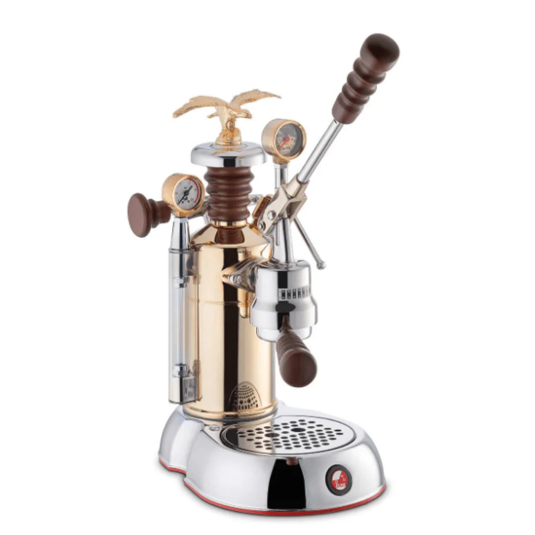 La Pavoni Esperto Competente Lever Espresso Machine - Gold