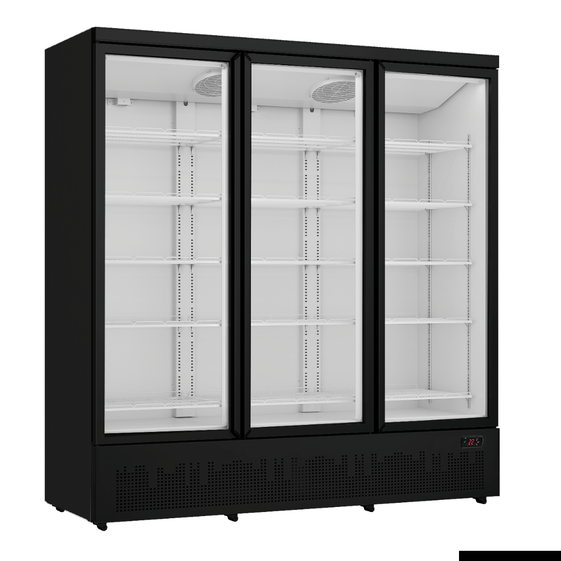 Thermaster 1500L 3 Door Supermarket Fridge Stainless LG-1500BGBM