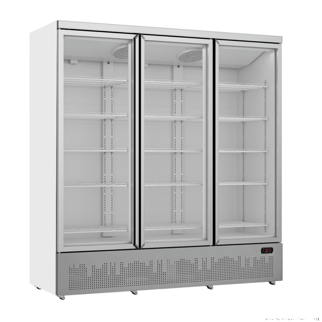 Thermaster 1500L 3 Door Supermarket Fridge Stainless LG-1500GBM
