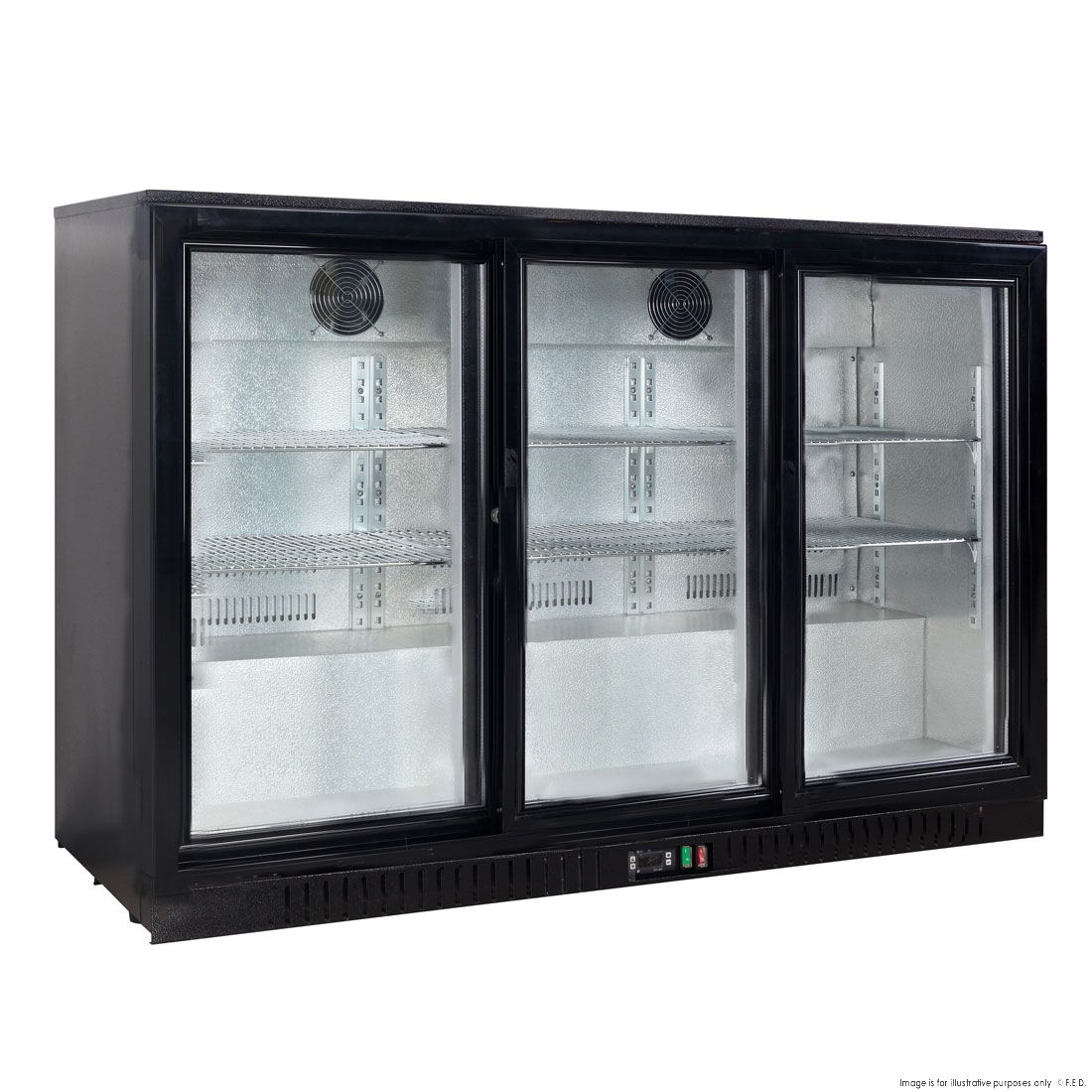 CLEARANCE - Thermaster Under Bench Three Sliding Door Bar Cooler - LG-330SC-NSW2116