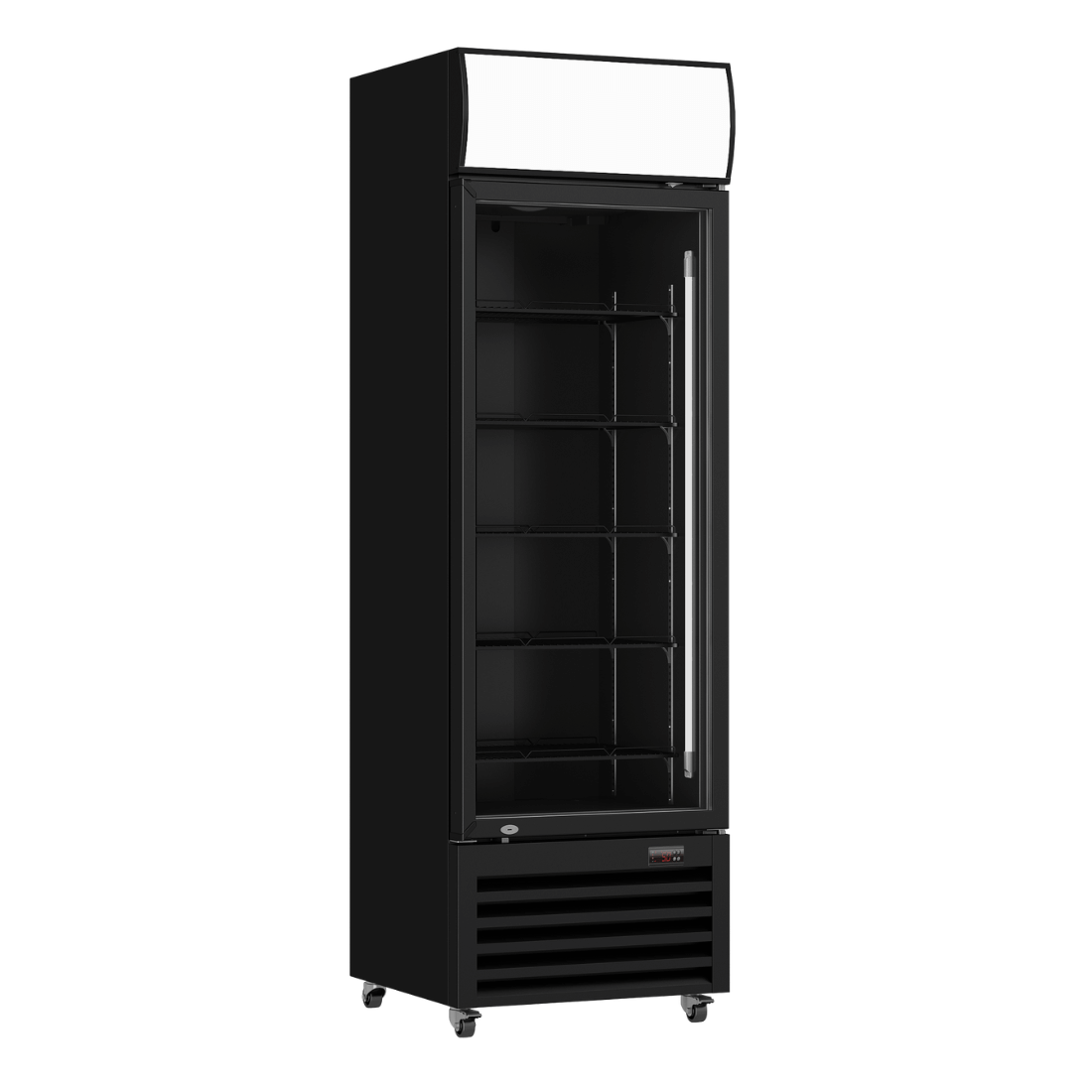 CLEARANCE - Thermaster Single Glass Door Colourbond Upright Drink Fridge - LG-370BP-QLD138