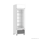 Thermaster 540L Single Glass Door Colourbond Upright Drink Fridge White LG-540P