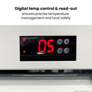 Thermaster 540L Single Glass Door Colourbond Upright Drink Fridge White LG-540P