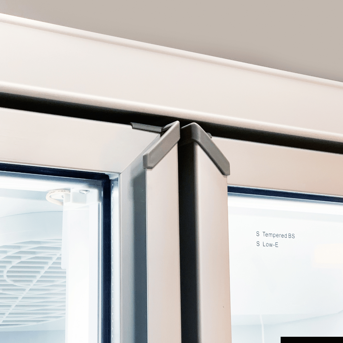 Thermaster 2248L 4 Door Supermarket Fridge Stainless LG-2200GBM