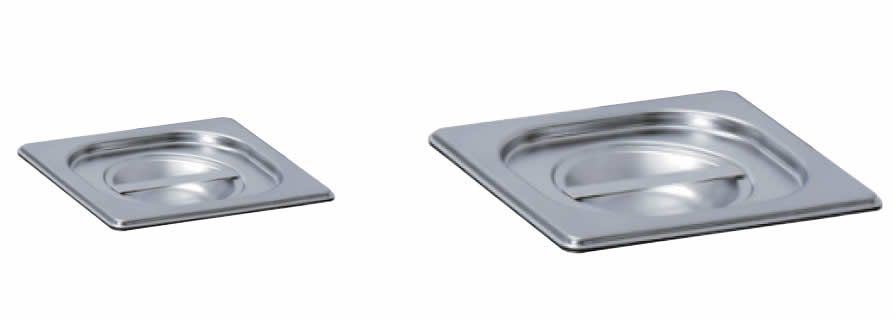 Mixrite 1/6 Standard Lids 36 x Stainless Steel Lids 176x162 mm 16000
